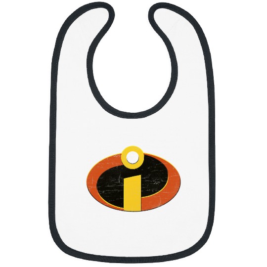 Disney Pixarss The Incredibles Distressed Super Emblem Bibs