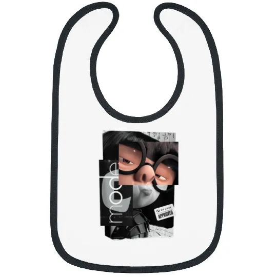 Disney And Pixars The Incredibles Edna Mode Fashion Logo Bibs