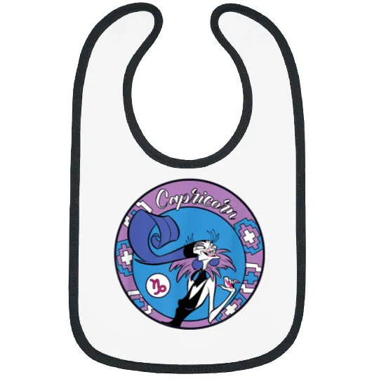 Disney Villains Yzma Capricorn Zodiac Bibs