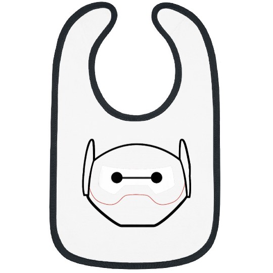 Kids Disneyss Big Hero 6 Baymax Big Faces Armor Helmet Logo Youth Bibs