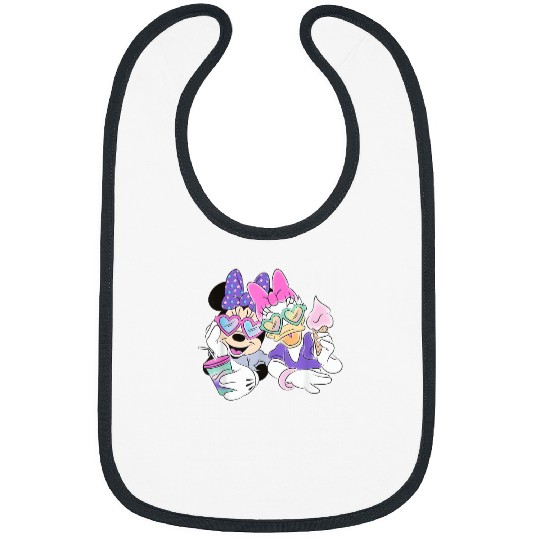 Disney - Minnie Mouse and Daisy T-Shirt, Blue, Small Bibs