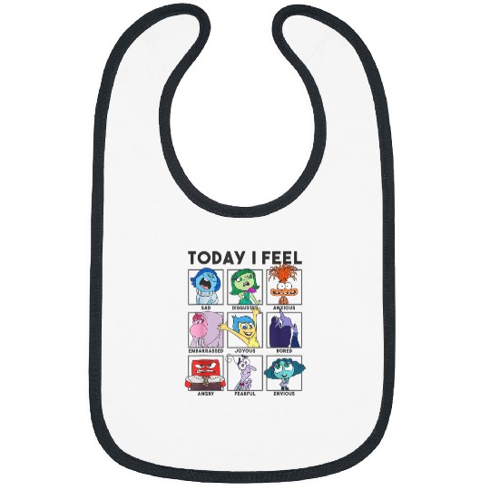 Disney   Inside Out 2 Today I Feel...  Panels T-Shirt Bibs