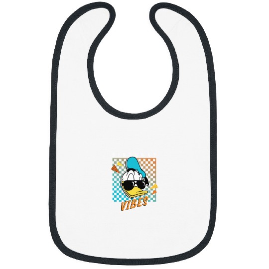 Disneyss Donald Duck Birthday Vibes 80s Bibs