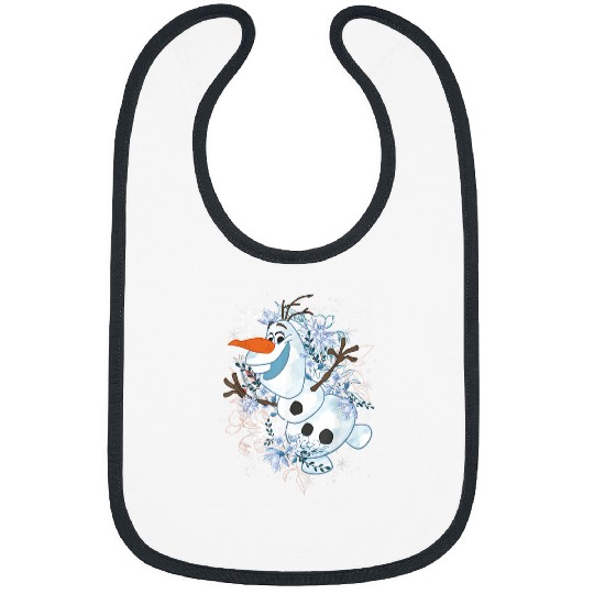 Disney Frozens Olaf Dancing In The Snowflakes Graphic T-Shirt T-Shirt Bibs