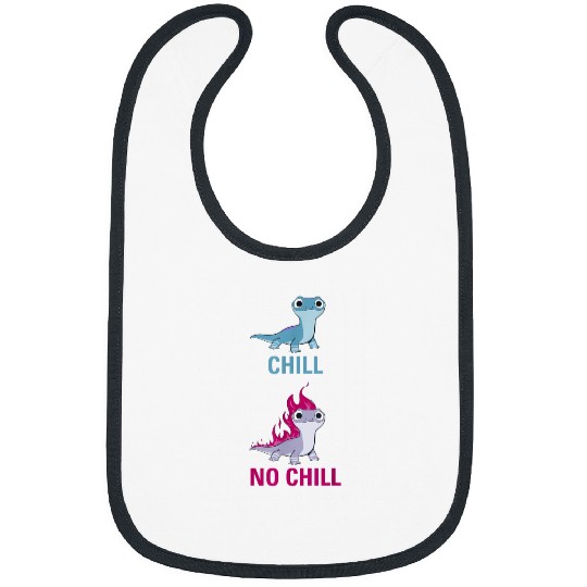 Disney Frozens 2 Salamander Chill vs No Chill T-Shirt Bibs