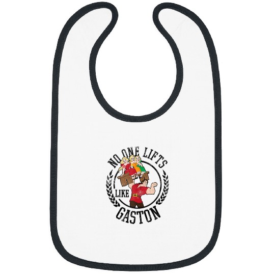 Disney Beauty and the Beast No One Lifts Like Gaston Badge Tank Top Bibs