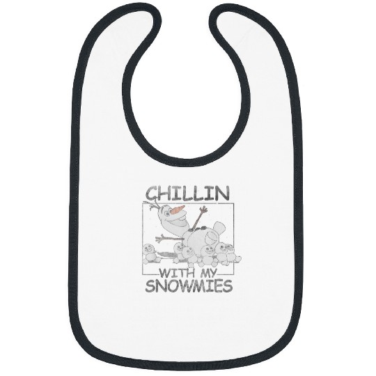 Disney Frozens Olaf Chillin With My Snowmies Portrait T-Shirt Bibs