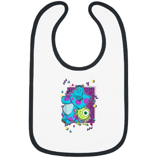 Disney Pixars Monsters Inc. Mike And Sully 90's Style T-Shirt Bibs
