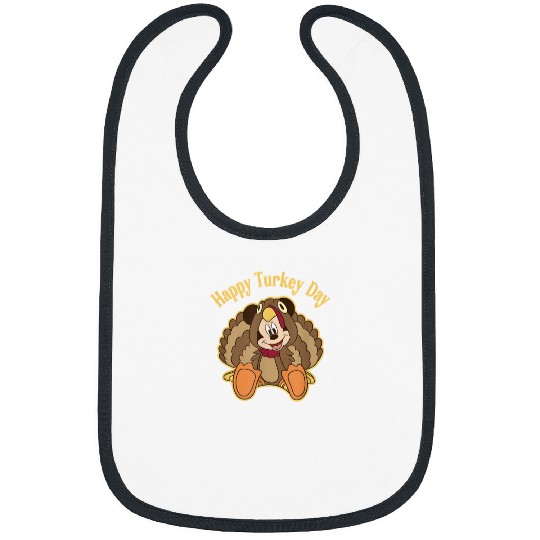Disney Mickey And Friends Thanksgiving Mickey Turkey T-Shirt Bibs