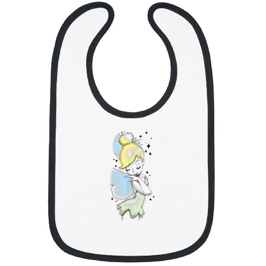 Disney Peter Pan Tinkerbell Airbrush Style Sketch T-Shirt T-Shirt Bibs