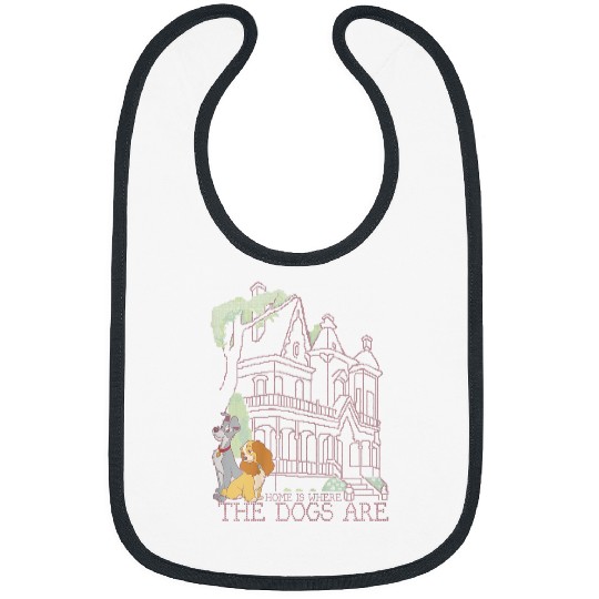 Disneyss Lady And The Tramp Home Is Where The Dogs Are Bibs