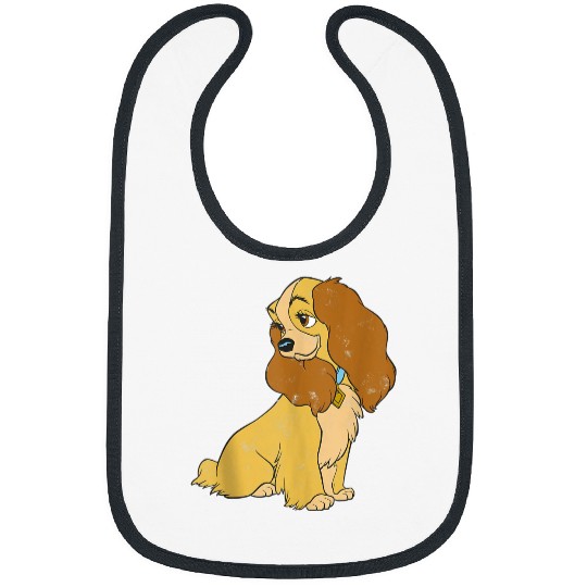 Disneyss Lady And The Tramp Lady Simple Portrait Bibs