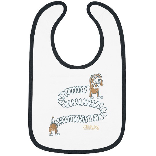 Disneyss Pixars Toy Story Slinky Dog Vintages Logo Bibs