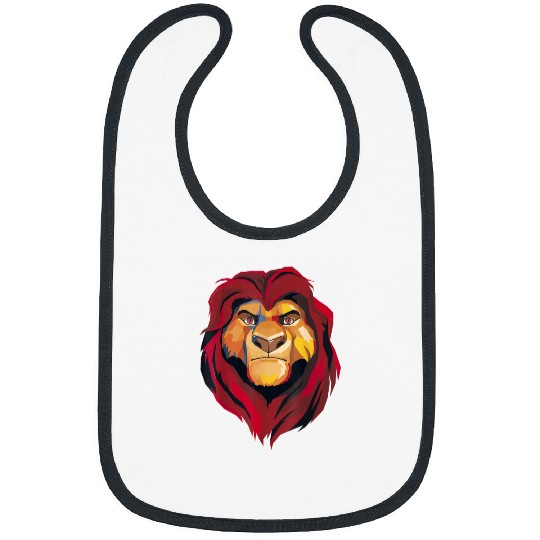 Disney The Lion King Mufasa Artistic Painted Portrait T-Shirt Bibs