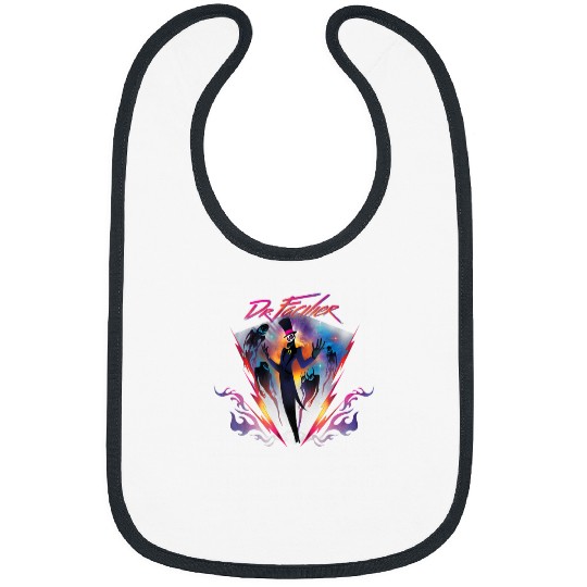 Disney Villains Dr. Facilier 90s Rock Band Neon T-Shirt Bibs