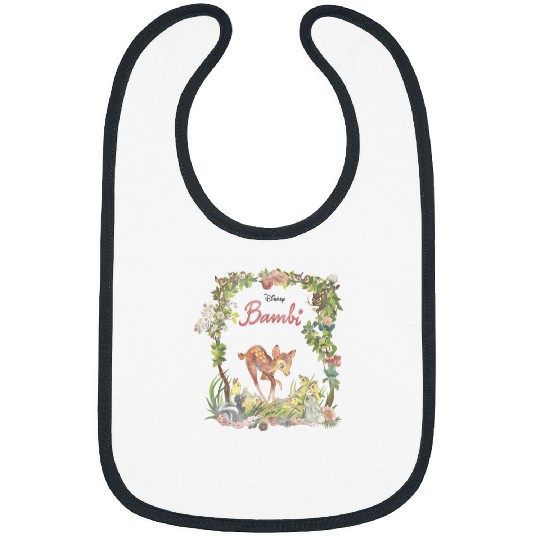Disney Bambi Floral Portrait T-Shirt Bibs
