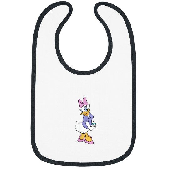 Womens Disney Mickey And Friends Daisy Duck Traditional Portrait V-Neck T-Shirt Bibs