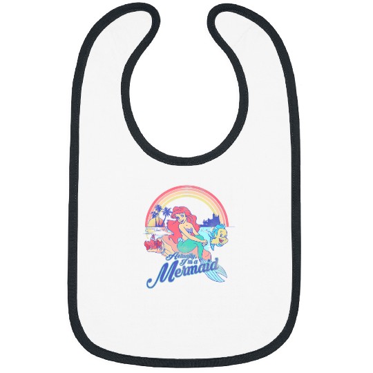 Disney Little Mermaid Pastel Rainbow Retro Premium T-Shirt Premium T-Shirt Bibs