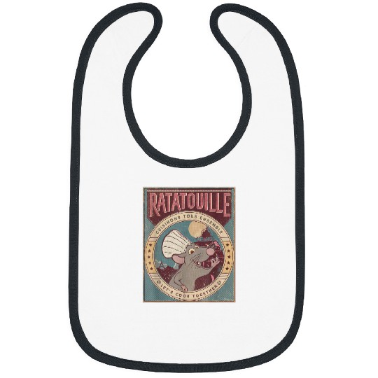 Disney and Ratatouille Chef Remy Let’s Cook Together T-Shirt Bibs