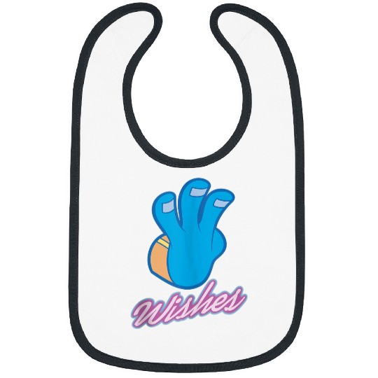 Disneyss Wreck it Ralph Aladdin Genie 3 Wishes Logo Bibs