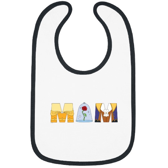 Disney Beauty And The Beast Belle Mothers Day Birthday Mom Bibs