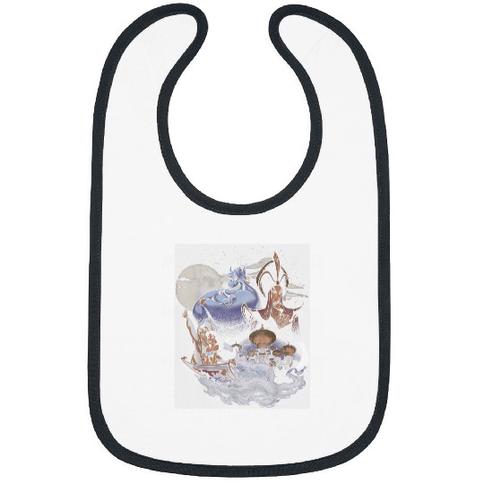 Disney Aladdin Winds of Agrabah Main Cast Graphi Bibs