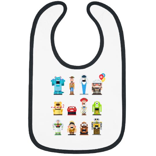 Disney And  Holiday Christmas Nutcracker Characters Bibs