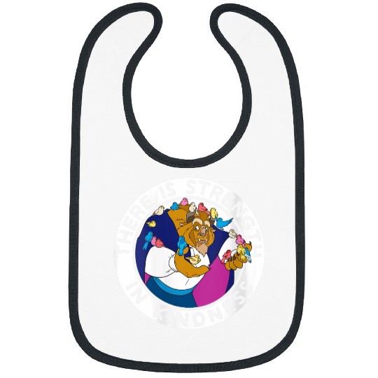 Disneyss Beauty And The Beast There Is Strength In Kindness Bibs