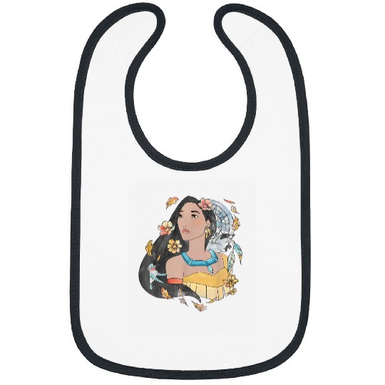 Disney Pocahontas Dreamcatcher Watercolor Graphi Bibs