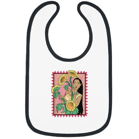 Disney Pocahontas Sunflowers Movie Still Bibs