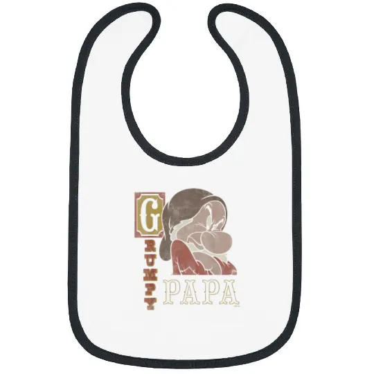 Disney Snow White and the Seven Dwarfs Grumpy Pa Bibs