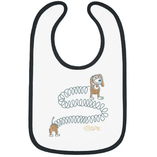 Disneyss Pixars Toy Story Slinky Dog Vintages Logo Bibs