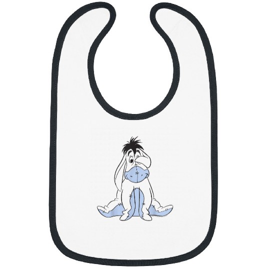 Disney Winnie The Pooh Eeyore Simple Sketch Port Bibs