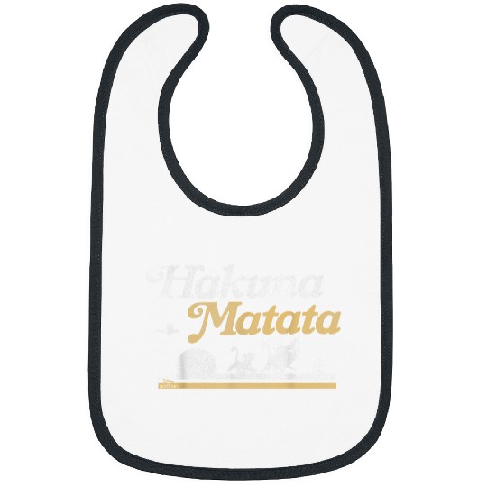 Disneyss Lion King Hakuna Matata Retro Walk Graphic Bibs