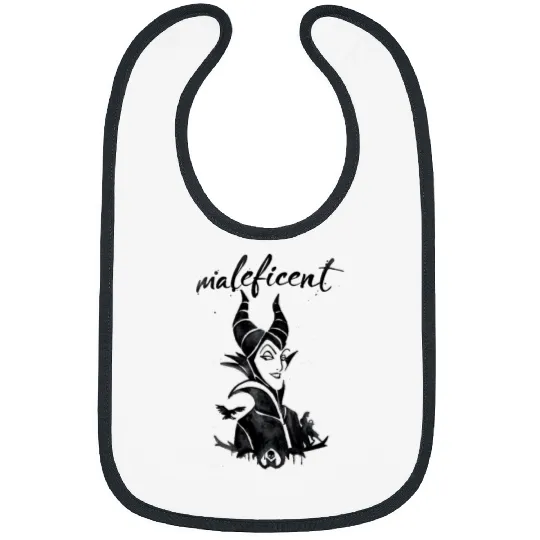 Disney Sleeping Beauty Maleficent Painted Graphic Bibs