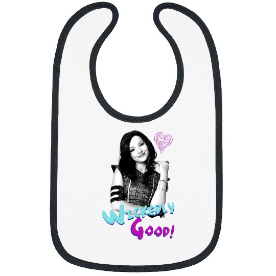 Disney Descendants Mal Smirk Wickedly Good Bibs