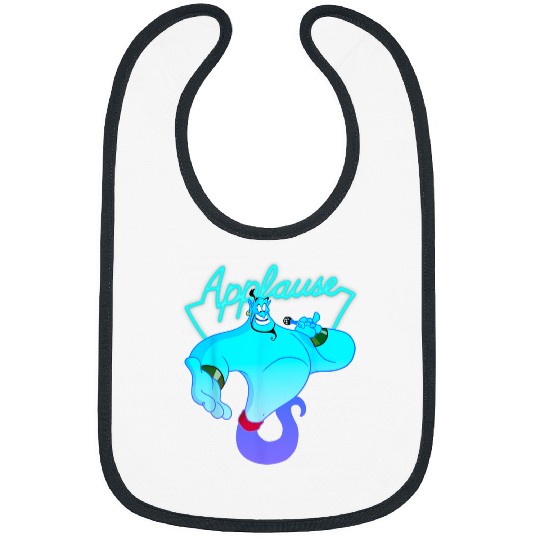 Disney Aladdin Genie Neon Applause Sign  Icon Bibs