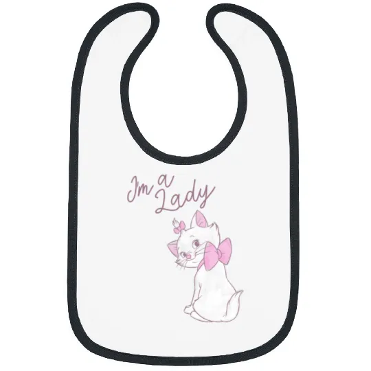 Disney The Aristocats Marie I'm A Lady Text Bibs