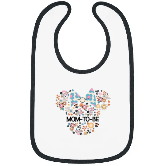 Disney Minnie Mouse Mom-to-Be Icon Flowers Mother’s Day Bibs