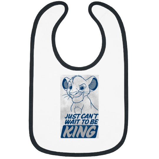 Disney Lion King Kid Simba Just Can't Wait To Be King Poster Bibs