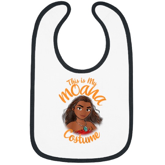 Disney Moana This Is My Costume Halloween Bibs