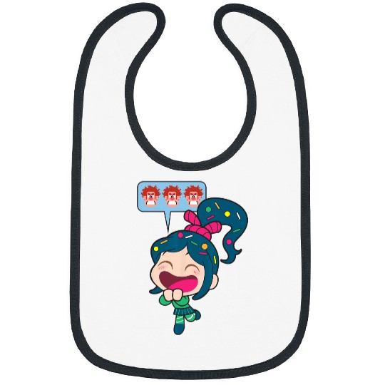 Disney Ralph Breaks the Internet Laughing Vanellope Bibs