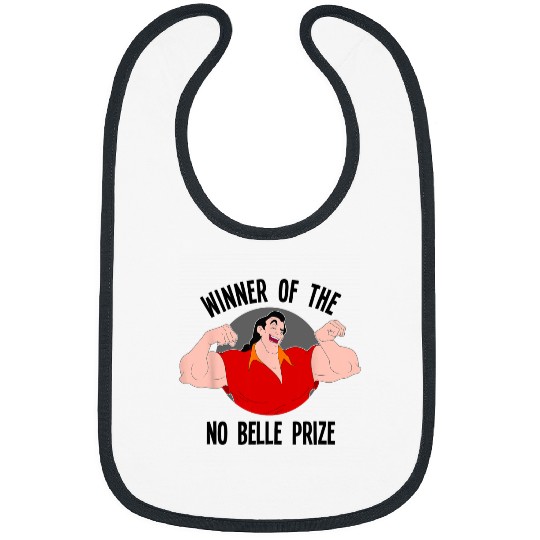 Disney Beauty and the Beast Gaston Winner No Belle Prize Bibs