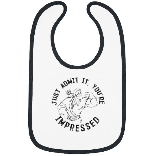 Disney Beauty And The Beast Gaston Flex You're Impressed Bibs
