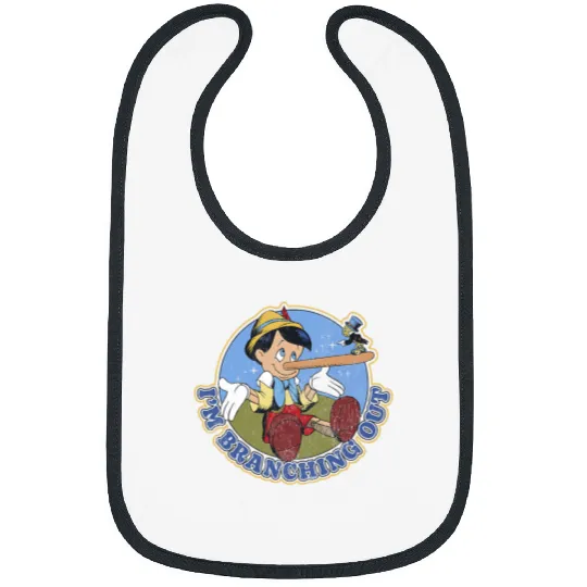 Disney Pinocchio Jiminy Cricket Branching Out Bibs