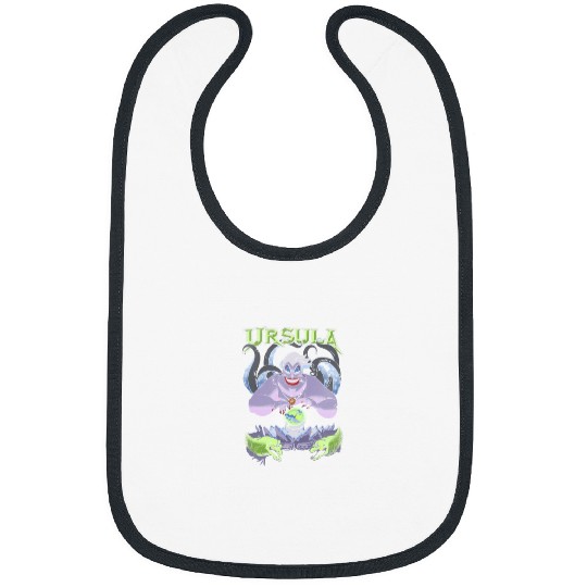 Disneyss The Little Mermaid Ursula Cauldron Dark Portrait Bibs