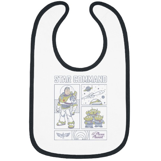 Disneyss Pixars Toy Story Buzz Lightyear Star Command Comic Bibs