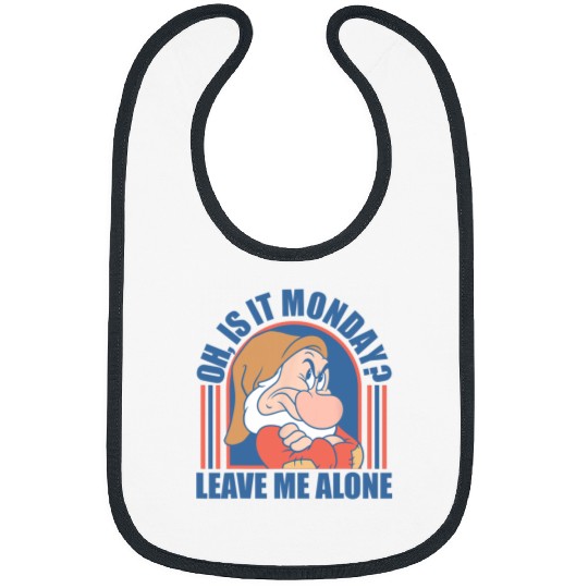 Disney Snow White Grumpy Oh Is It Monday Leave Me Alone Bibs