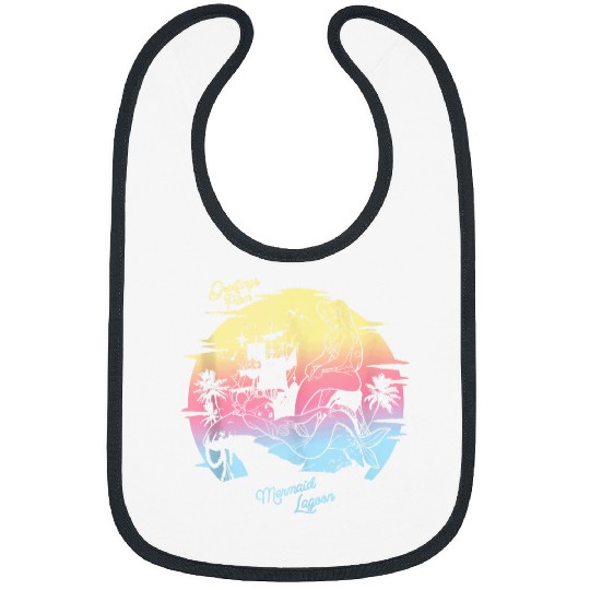 Disneyss Peter Pan Mermaid Lagoon Gradient Bibs