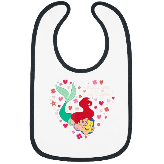 Disneyss The Little Mermaid Friends Are Sea sational Valentine Bibs